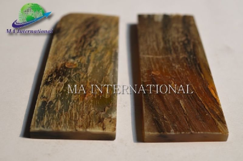 MAHS01 Buffalo Horn Bark Knife Handles