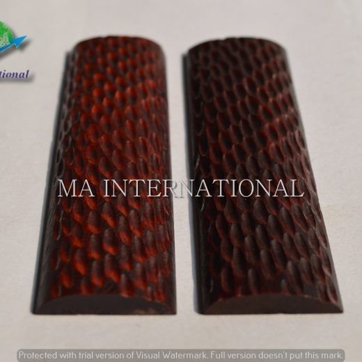 MAJBS14 Dyed Stabilized Jigged Bone Scales