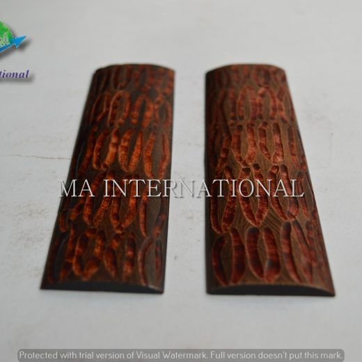 MAJBS16 Dyed Stabilized Jigged Bone Scales