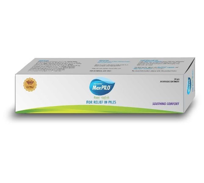 Max Pilo Ointment 3d Box Back