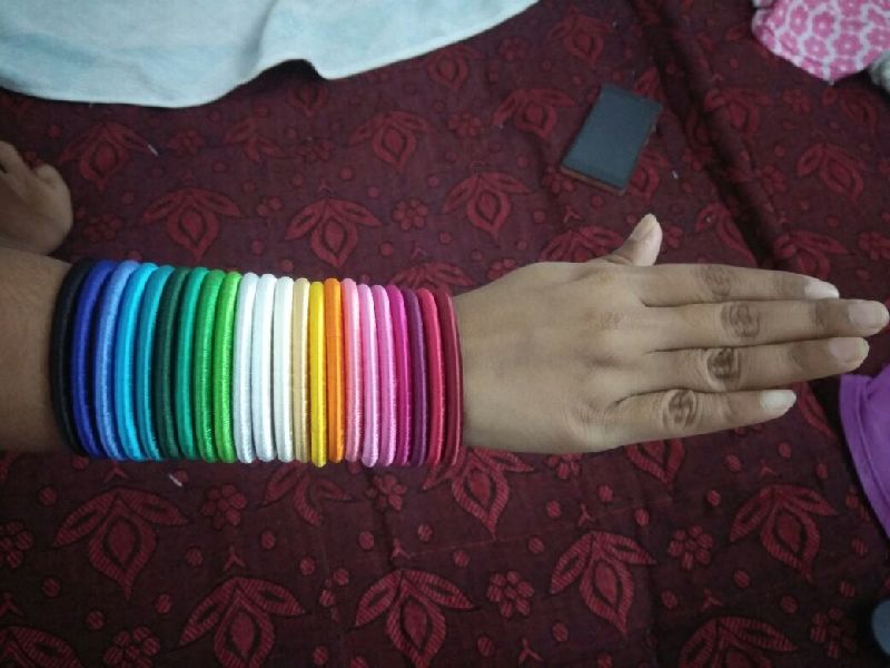 Silk Thread Bangle Set 04