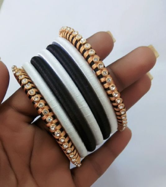 Silk Thread Bangle Set 05