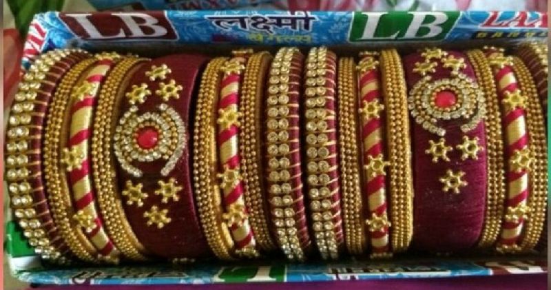 Silk Thread Bangle Set 08