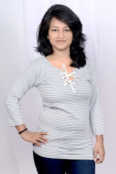 Girls Ribbon Neck Tops 03