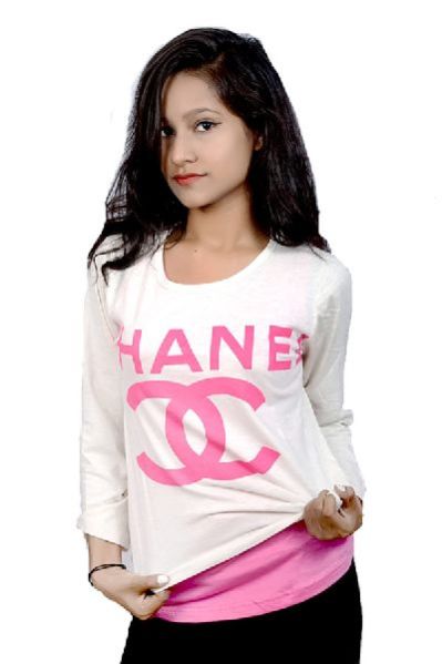Girls Round Neck Full Sleeves Top With Inner 01