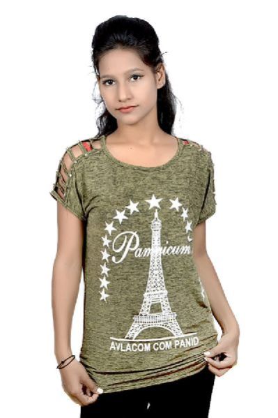 Girls Stylish Half SleevesTops 02