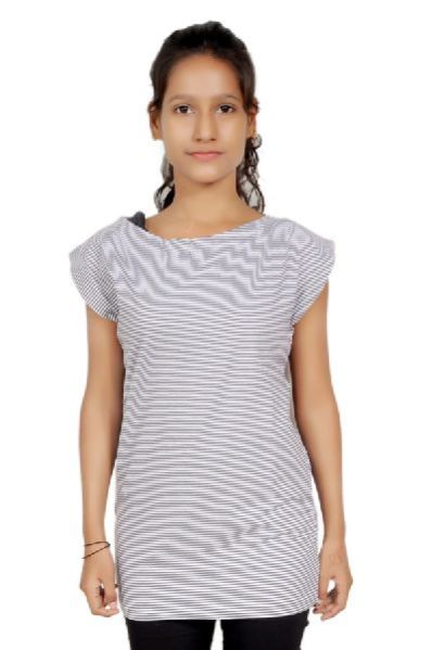 Girls Wide Neck Stylish T-Shirt 02