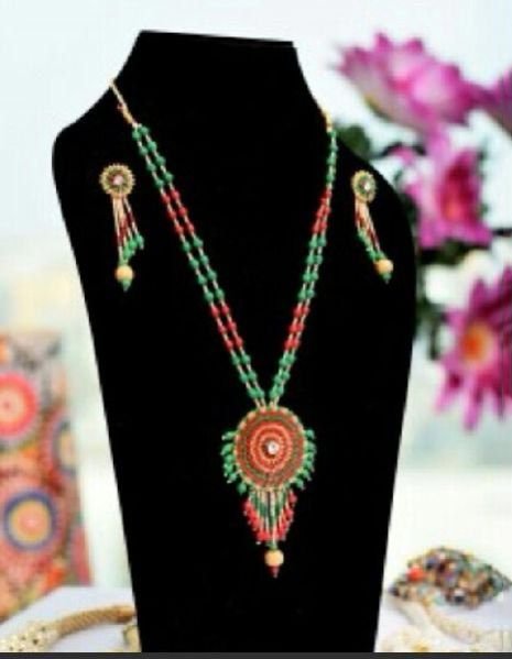 Handmade Paddy Pendant Necklace Set 03