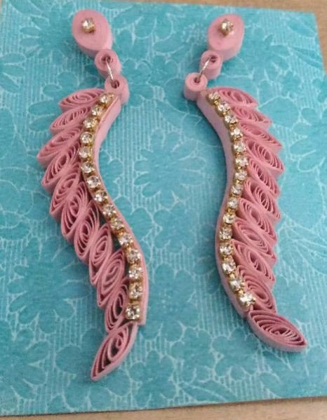 Handmade Quilling Earrings 01