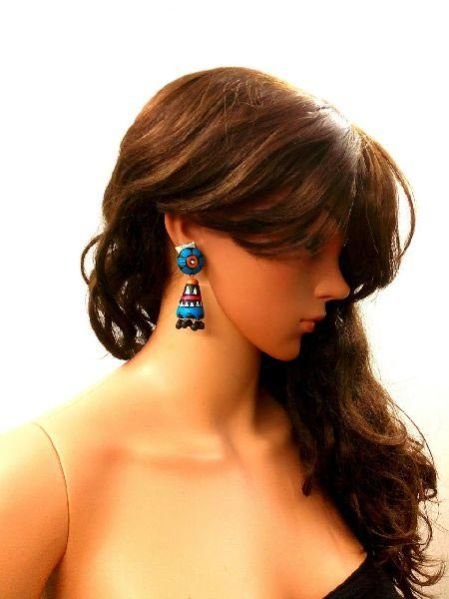 Handmade Terracotta Jhumka 01