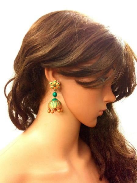Handmade Terracotta Jhumka 02
