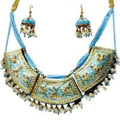 Meenakari Necklace Set 05