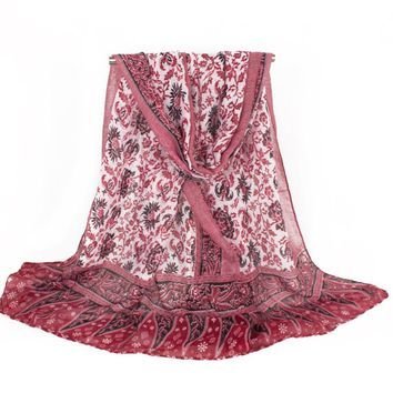 Printed Polyester Scarves 04