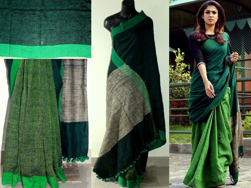 Linen Saree 07