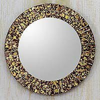 Round Mosaic Mirror 03