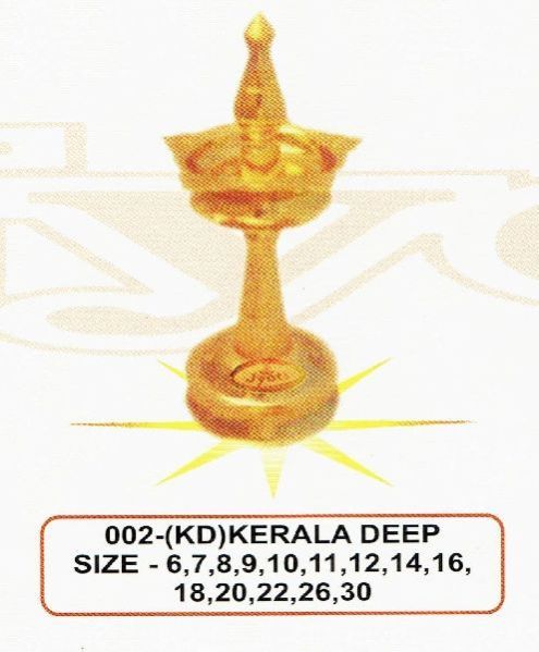 Kerala Deep 002 Brass Pooja Diya