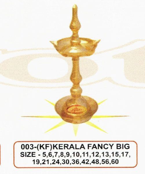 Kerala Fancy Big 003 Brass Pooja Diya