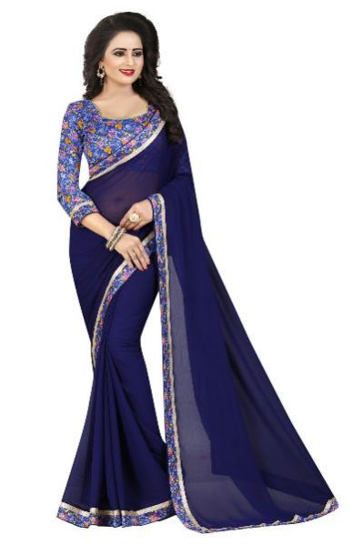 Shakuntala Lace Chiffon Lace Saree 01