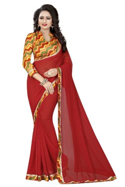 Shakuntala Lace Chiffon Lace Saree 06