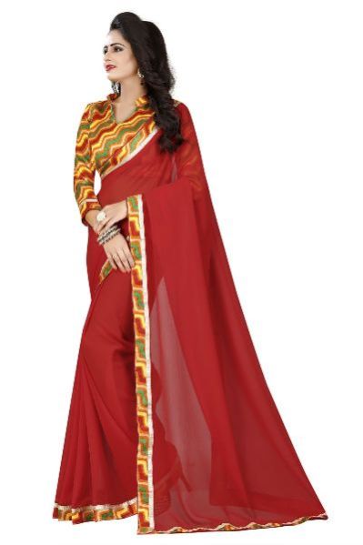 Shakuntala Lace Chiffon Lace Saree 08