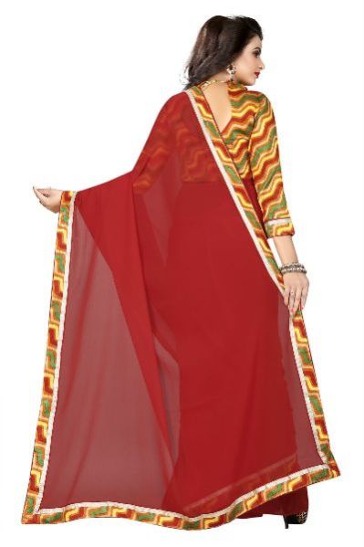 Shakuntala Lace Chiffon Lace Saree 09