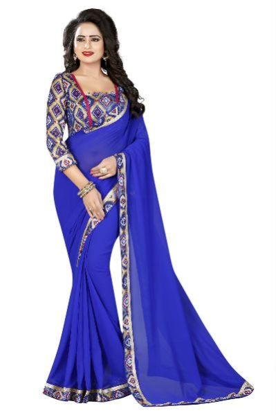 Shakuntala Lace Chiffon Lace Saree 11