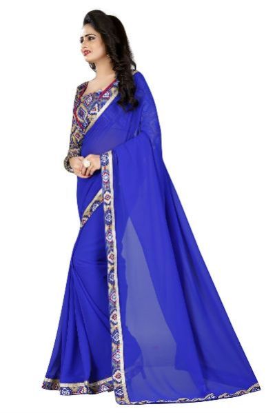 Shakuntala Lace Chiffon Lace Saree 13