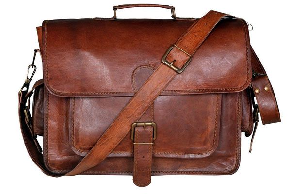 LB007MB Leather Briefcase Bag