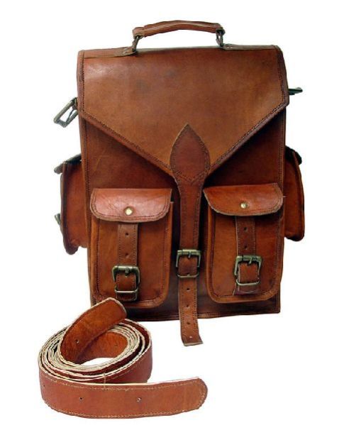 LB011MB Leather Rucksack Bag