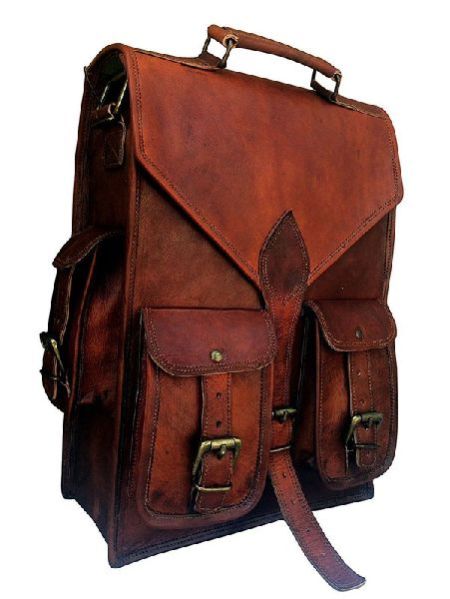 LB014MB Leather Messenger Bag