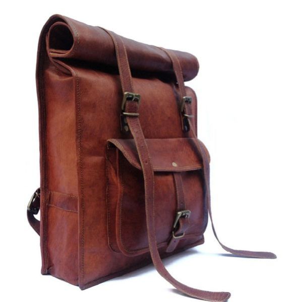 LB014MB Leather Rucksack Bag