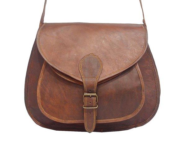LB020MB Ladies Leather Satchel Bag