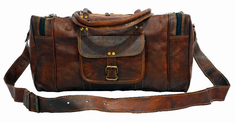 LB022MB Leather Travel Bag