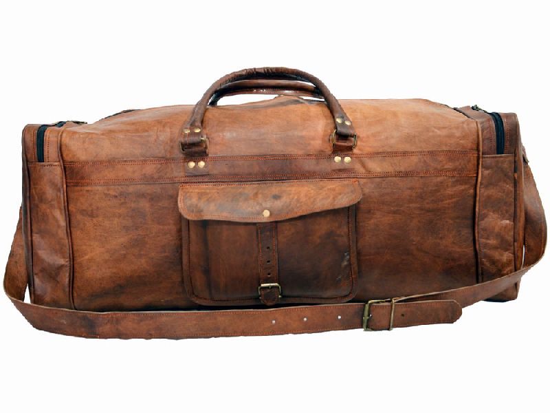 LB028MB Leather Travel Bag