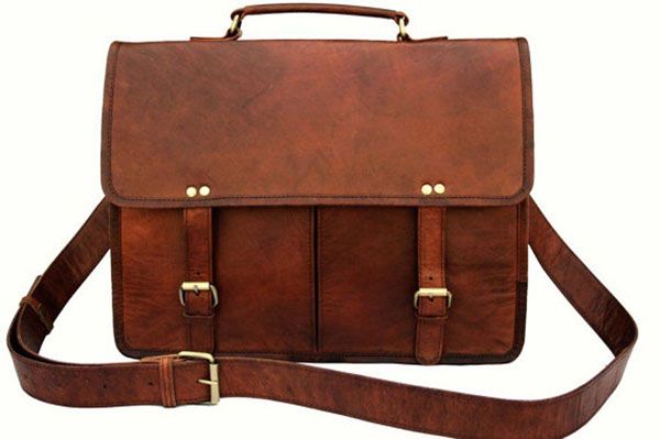 LB038MB Leather Laptop Bag