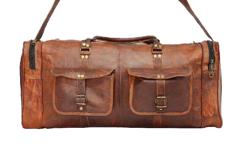 LB045MB Leather Travel Bag