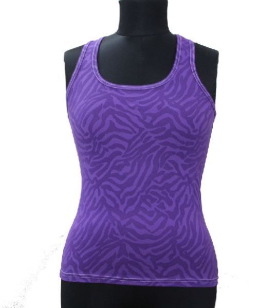 Dark Blue Racerback Tank Top 01