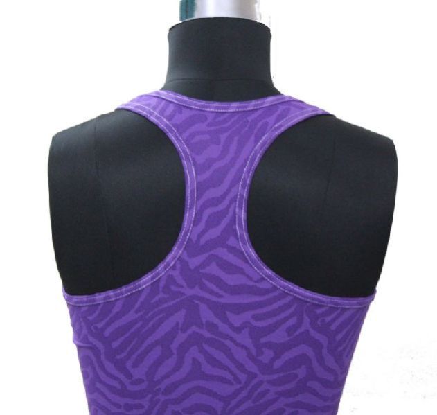 Dark Blue Racerback Tank Top 04