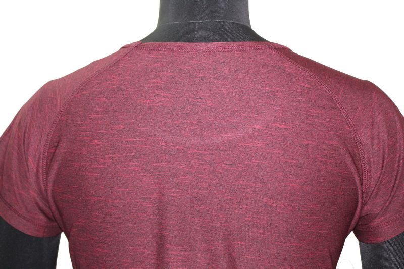 Maroon Round Neck T-Shirt 07