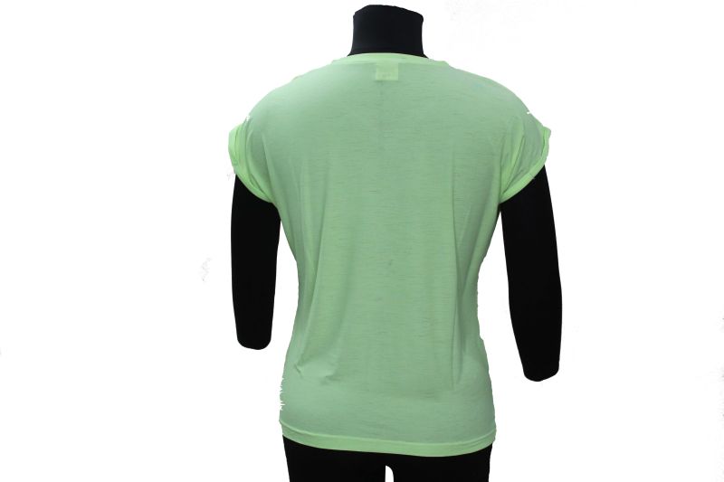 Green V Neck T-Shirt 02