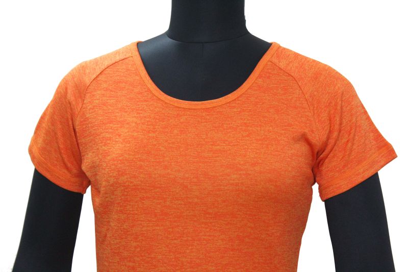 Orange Round Neck T-Shirt 02