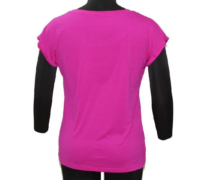 Pink Round Neck T-Shirt 03