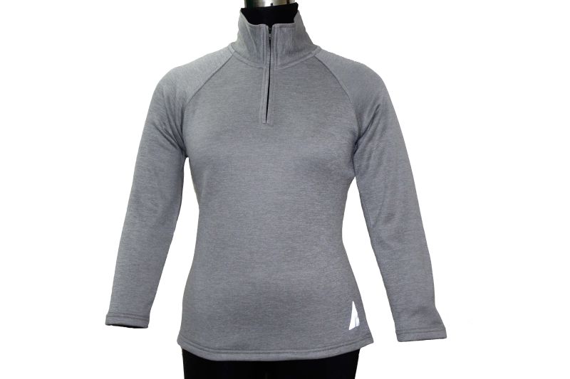 Silver Fleece Hooded Sweatshirt 01