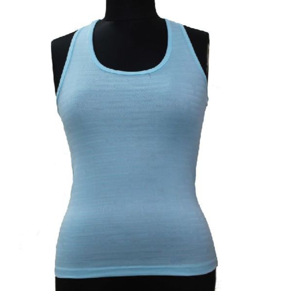 Sky Blue Racerback Tank Top 02