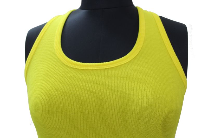 Yellow Racerback Tank Top 03