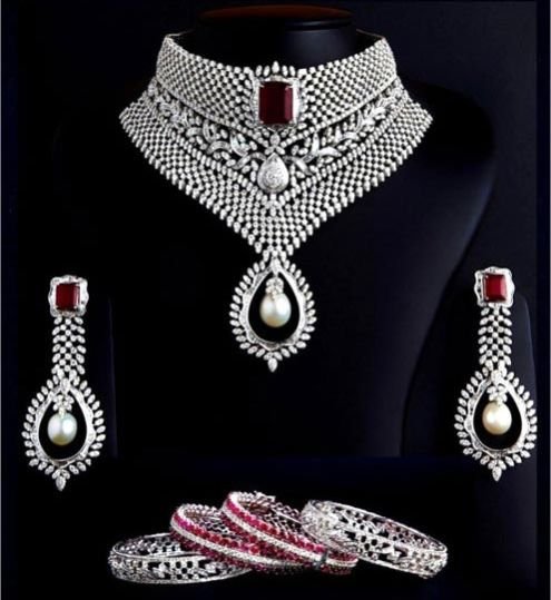 Diamond Necklace Set