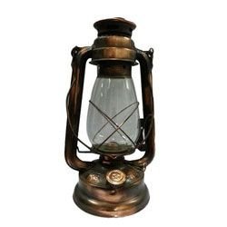 Antique Copper Kerosene Lantern