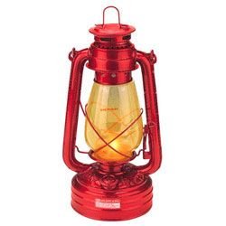 Round Painted Kerosene Lantern 02