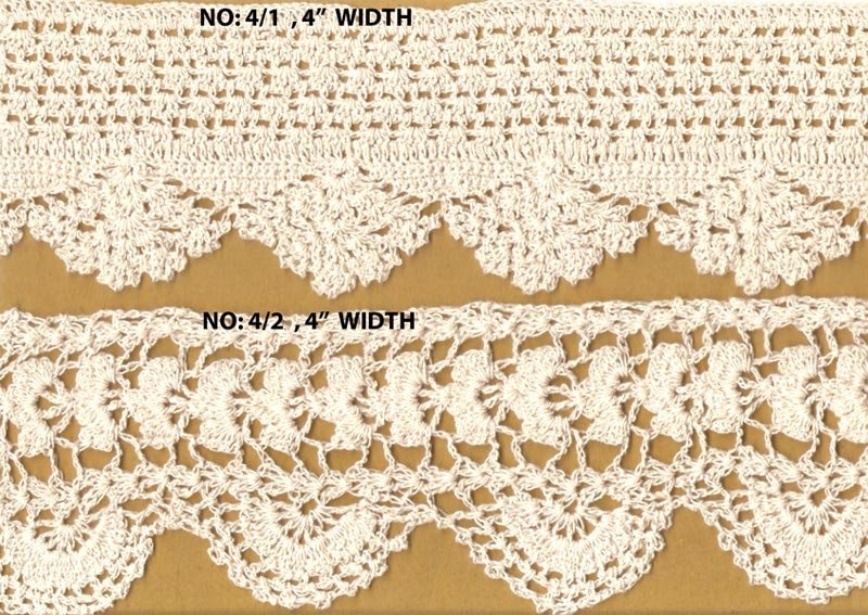 4 Inch Lace Border