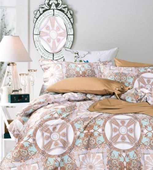 SKU: Galaxie2_8 - Petal Soft Galaxie King Size Cotton Bed Sheet